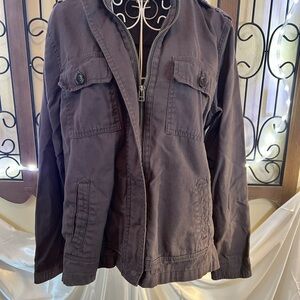 Maurices Dark Brown Utility Jacket